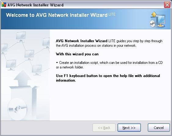 8.2. AVG Network Installer Wizard Lite The AVG Network Installer Wizard Lite will quickly guide you