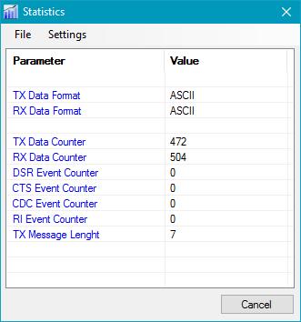 Depending on the transmission options, the data might be sent out directly or added to the TX buffer text first.