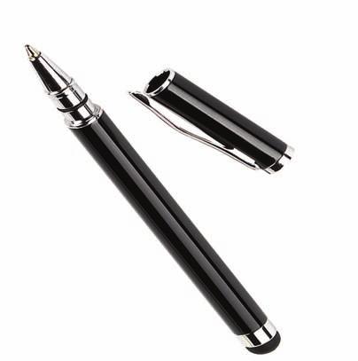 35579 Input Stylus PEN for Capacitive Displays - Full size stylus with a lightweight aluminum body and a convenient shirt clip - Stylus allows you to type on the Multi-Touch