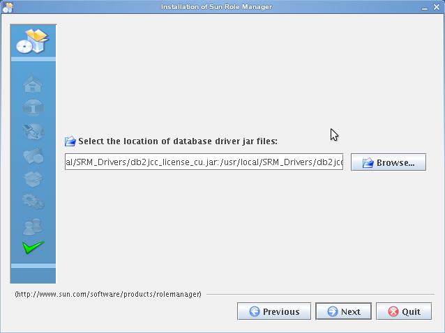 Enter or browse to the location where JDBC connectivity drivers have been downloaded. Click [Browse] and navigate to the folder where JDBC connectivity jar file resides.