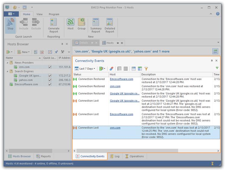 Program Interface Overview From the Reports view, it is possible to create new preconfigured reports to be generated either on demand or on a regular basis, control reports enablement, generate, edit