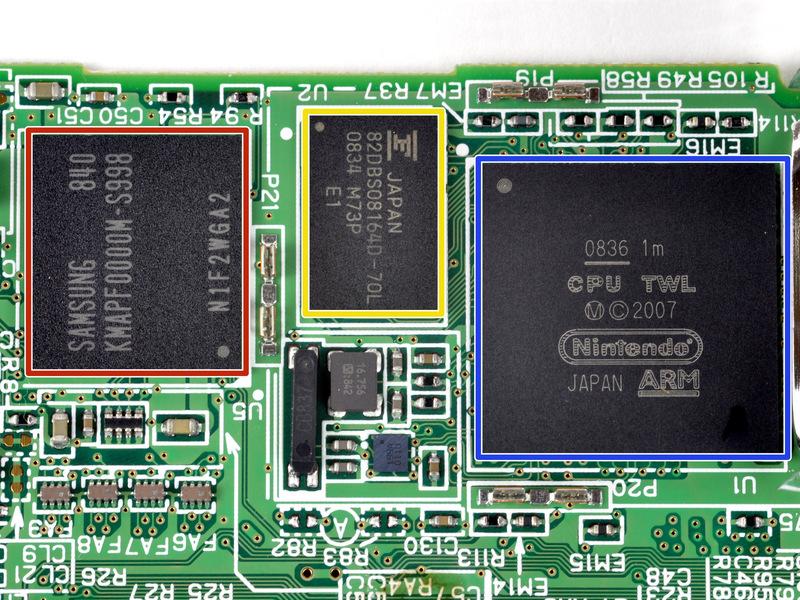 The integrated MMC controller allows the CPU to offload the complex work of directly talking to the flash memory.