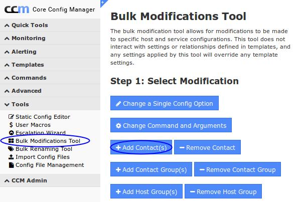 If you have a lot of objects you can use the Bulk Modifications Tool to add the Contact to multiple objects at once. In the left pane expand Tools and click Bulk Modifications Tool.