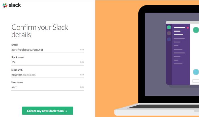 Chapter 1 Slack Configuration Steps to Configure Note: Pulse Connect Secure (Identity Provider) to be configured first as Slack attempts to SSO at the end of configuration.