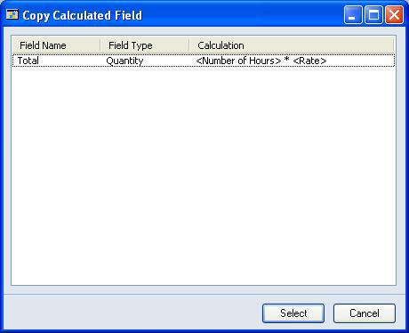You can copy the setup of a calculated field from other calculated fields.