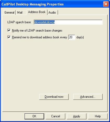Changing your Address Book settings To view or change your Address Book settings Your administrator enters the default Address Book settings for you.