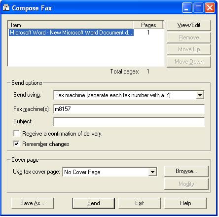 Composing fax and text messages Your CallPilot recipients must have fax capability to view your fax on their computer.