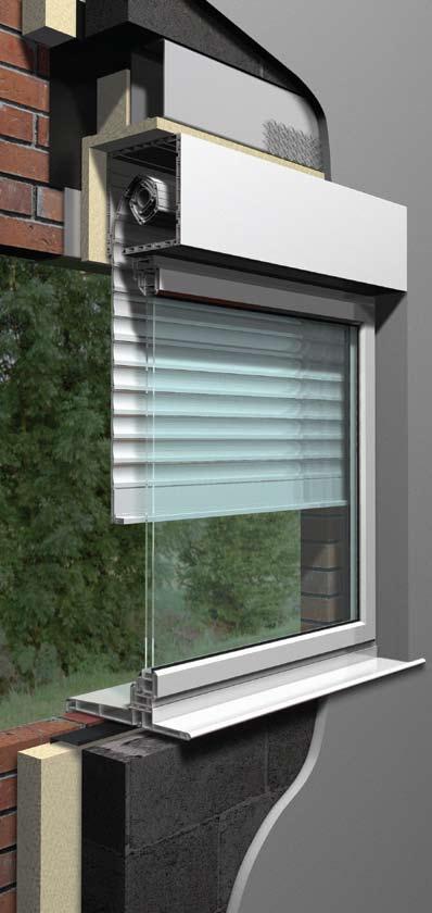 The Product Very Unobtrusive - Very Effective Our built-in security window shutters have been developed to provide an architecturally compatible answer to the growing need for vandalism and burglary