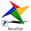 Starting RecurDyn To start RecurDyn and open the base model: 1. On your Desktop, double-click the RecurDyn icon. RecurDyn starts and the Start RecurDyn dialog box appears. 2.