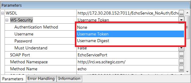 If the service accepts a UsernameToken with a plain text, or digested password but the