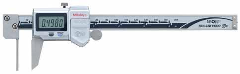 Tube Thickness Caliper SERIES 573, 536 ABSOLUTE Digimatic and Vernier Type facilitates measurements of tube wall thickness.