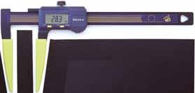 MyCAL-Lite SERIES 700 Digital Caliper for DIY tool for DIY. readout of measurements. Inch/ Range Order No. Accuracy Mass (g) 0-6 / 0-150mm 700-113-10 ±.005 / ±0.2mm 150 0-8 / 0-200mm 700-123-10 ±.