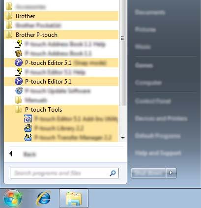 Upotreba aplikacije P-touch Editor Kako biste pisač mogli upotrebljavati s računalom, trebate instalirati aplikaciju P-touch Editor i upravljački program pisača.