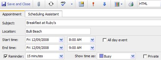 You can set reminders for your appointments and schedule recurring appointments.