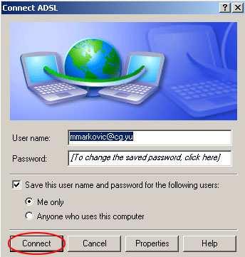 ukucajte e-mail adresu, u polje Password lozinku.