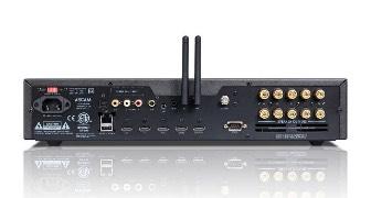 devices (NAS) 4 HDMI inputs, 1 HDMI output 1 coax digital, 1 TOSLINK optical input 1 line level RCA input, 1 3.5mm input FM tuner onboard subwoofer output 60 WPC @ 8 ohm, all channels 75 WPC @ 4 ohms.