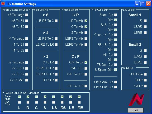 Issue 3.1 Encore Plus for 88RS User Manual LS Monitor Settings Reassign The Reassign feature allows the reassigning and remapping of automation from one fader to another.