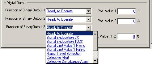 9.4.3.2 Digital Output Software generated signals can be assigned to each digital output. Select one of each via a combo box.