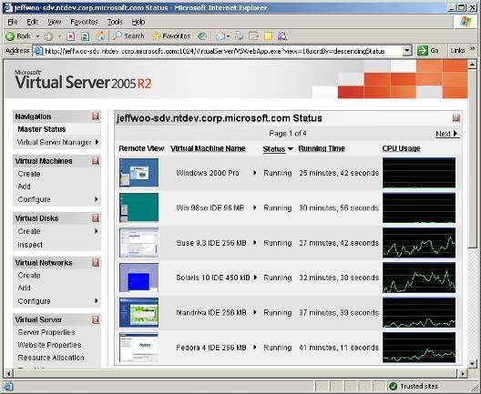 Virtual Server 2005 R2 SP1 New Feature - Hardware Virtualization Support Intel VT AMD-V Now Available! What does it provide?
