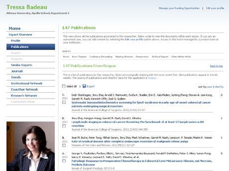 How Can I Learn About an Individual s Research Activities? Access the researcher s profile by searching by last name. 1.