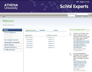 Introduction In an effort to improve your ability to identify researcher expertise and potential collaborators, the University of Arizona has launched SciVal Experts, a powerful research networking