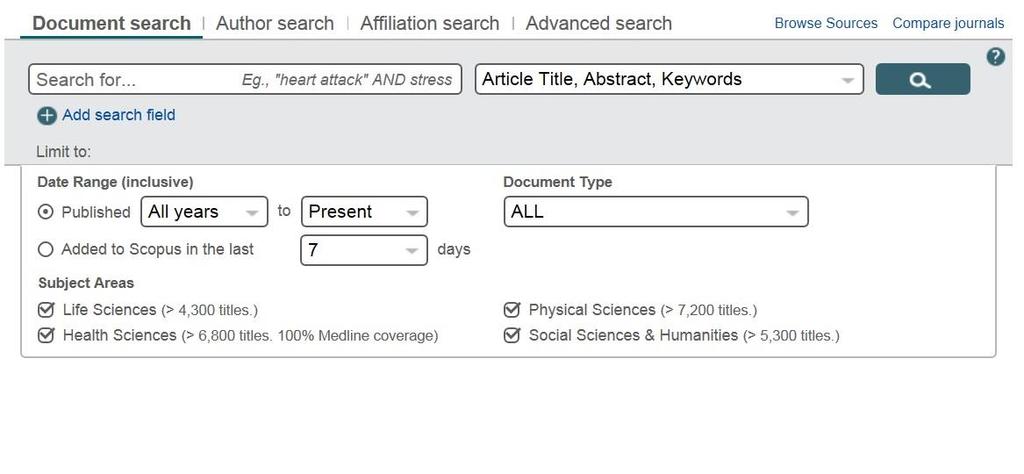 SCOPUS: DOCUMENT SEARCH click here if you
