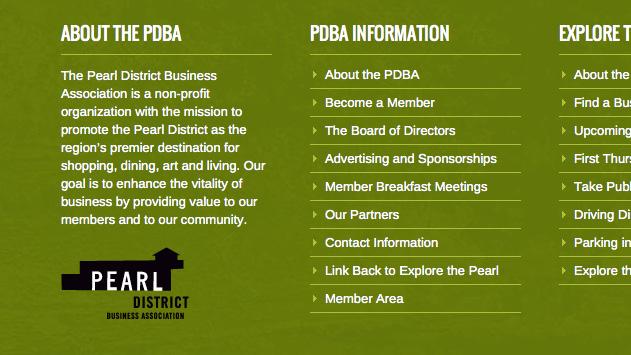 1. Login Click the Member Area link located in the footer of each page at ExplorethePearl.com Sign in with the Username and Password you received from the PDBA.