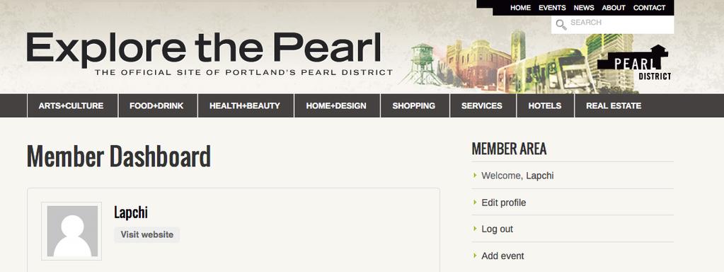 Free Listing the Explore the Pearl Website is built on a foundation that can accommodate paid website listings.
