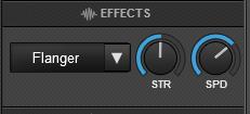 Use these knobs to adjust the 1 st parameter of the selected effect for the left or right deck. Hold SHIFT down and then use the same knobs to adjust the 2 nd parameter of the selected effect. 29.