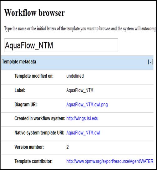 documentation as they relate to the overall metaworkflow. Workflow Storage and Sharing: WEST has a workflow repository that includes workflow templates, workflow instances, and workflow executions.