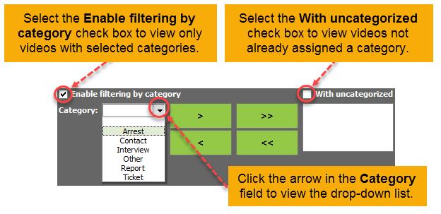 VIEW FILTERING BY CASE NUMBER To enable filtering by case number: From the filter box, select
