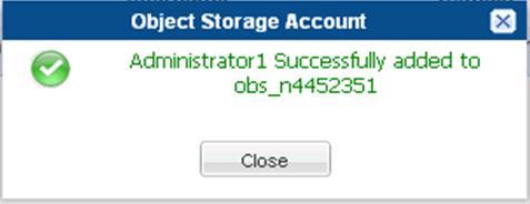 3 -) Start using the Storage service [Submit] in order to make Object Storage