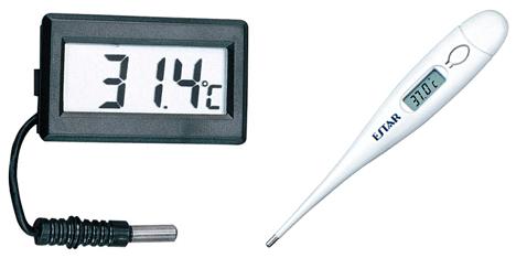 About Temperature Sensors Temperature sensors are used in a wide range of electronic devices, including digital thermometers, home thermostats, microwave ovens, and refrigerators.