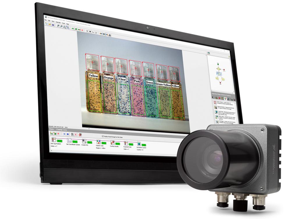NI Smart Cameras ISC-1780, ISC-1781, ISC-1782, and ISC-1783 Software: Includes Vision Builder for Automated Inspection Powerful dual-core Intel Celeron 1.