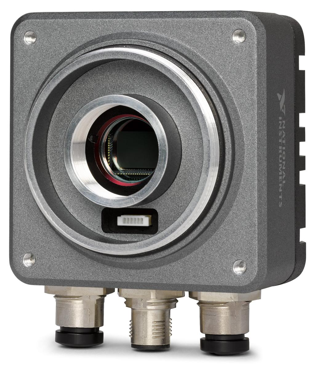 With resolutions ranging from VGA (640 x 480) to 5.3 MP (2592 x 2048), frame rates up to 293 fps, and color and monochrome options, these cameras can be used in a wide range of applications. Figure 1.