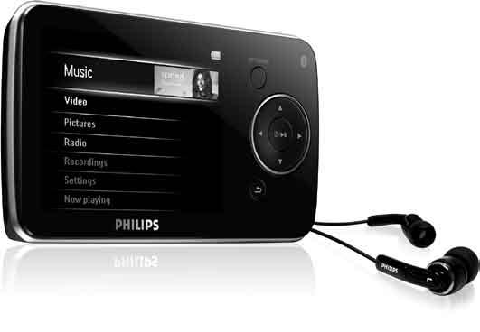 Philips GoGear audio video player SA1OPS04 SA1OPS08 SA1OPS16