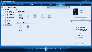 1 Start Windows Media Player 11. 2 Connect the player to your computer using the supplied USB cable.