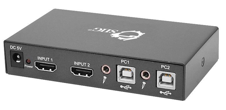 USB Ports: Connect to other USB devices USB Keyboard & Mouse Ports: Connect to USB keyboard and mouse devices MIC: Connect to microphone HDMI OUTPUT: Connect to HDMI display LED: Indicate which HDMI