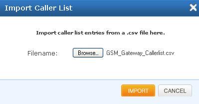 Caller Id User can make a call to GSM gateway from caller id and a call will be made to destination.
