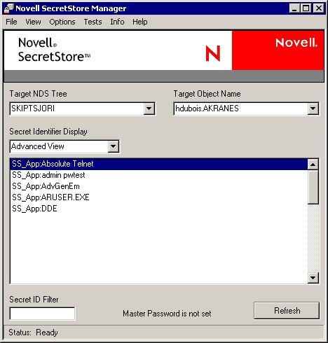 SecretStore Manager protects secrets by requiring NMAS authentication before a user can view secrets.