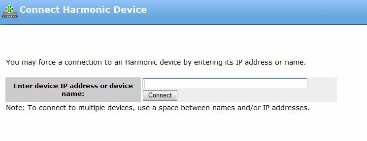 Diagnostics and troubleshooting 2. Enter the device IP address or device name in the associated field, and then click Connect.