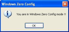 To return to use PLANET wireless utility, uncheck the Windows Zero Config box. 3.2.