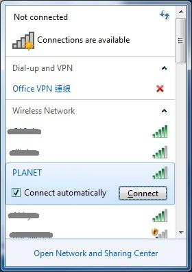 3.2.2 Windows 7 - Use Windows 7 WLAN AutoConfig WLAN AutoConfig service is built-in in Windows 7 that can be used to detect and connect to wireless network.