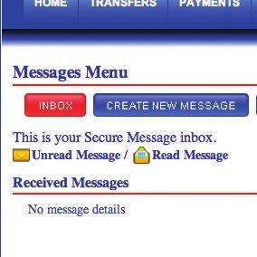01 MESSAGES Inbox Users can access the Inbox via the Messages tab