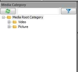 Search for multimedia content in the Folders window (these files are