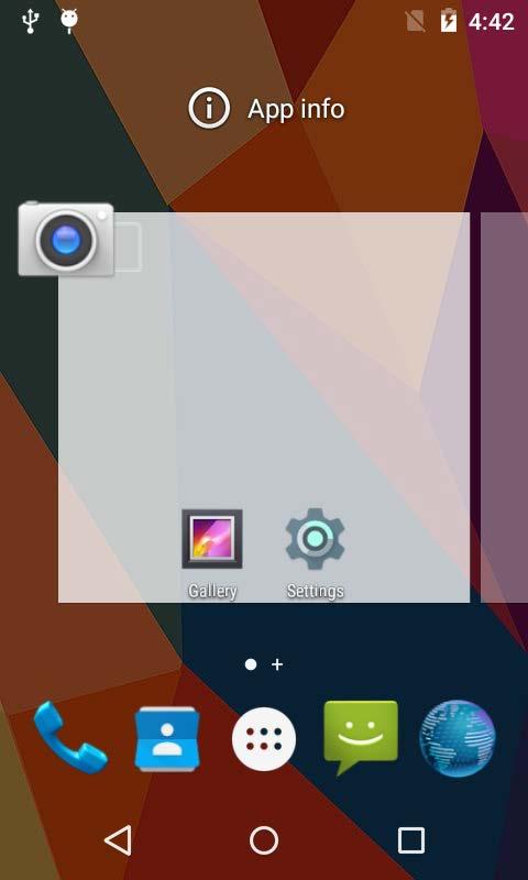 The screen can t display completely If the icons are too many that a screen, please slide around to show more.