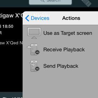 2 Follow these steps to direct the channel playing on your ipad/android Tablet onto your GO Interactive set-top-box or registered Device; a.