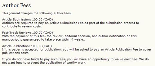 author. If the journal does not charge submission fees, this section will not appear. 4.