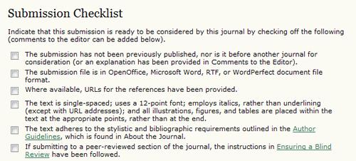 These items were established in Journal Setup Step 3.1. 5.