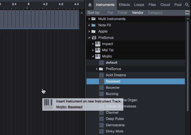 through a menu. Opening the browser. In the lower right corner of the Arrange window are three buttons: Edit. The Edit button opens and closes the audio and MIDI editors. Mix.